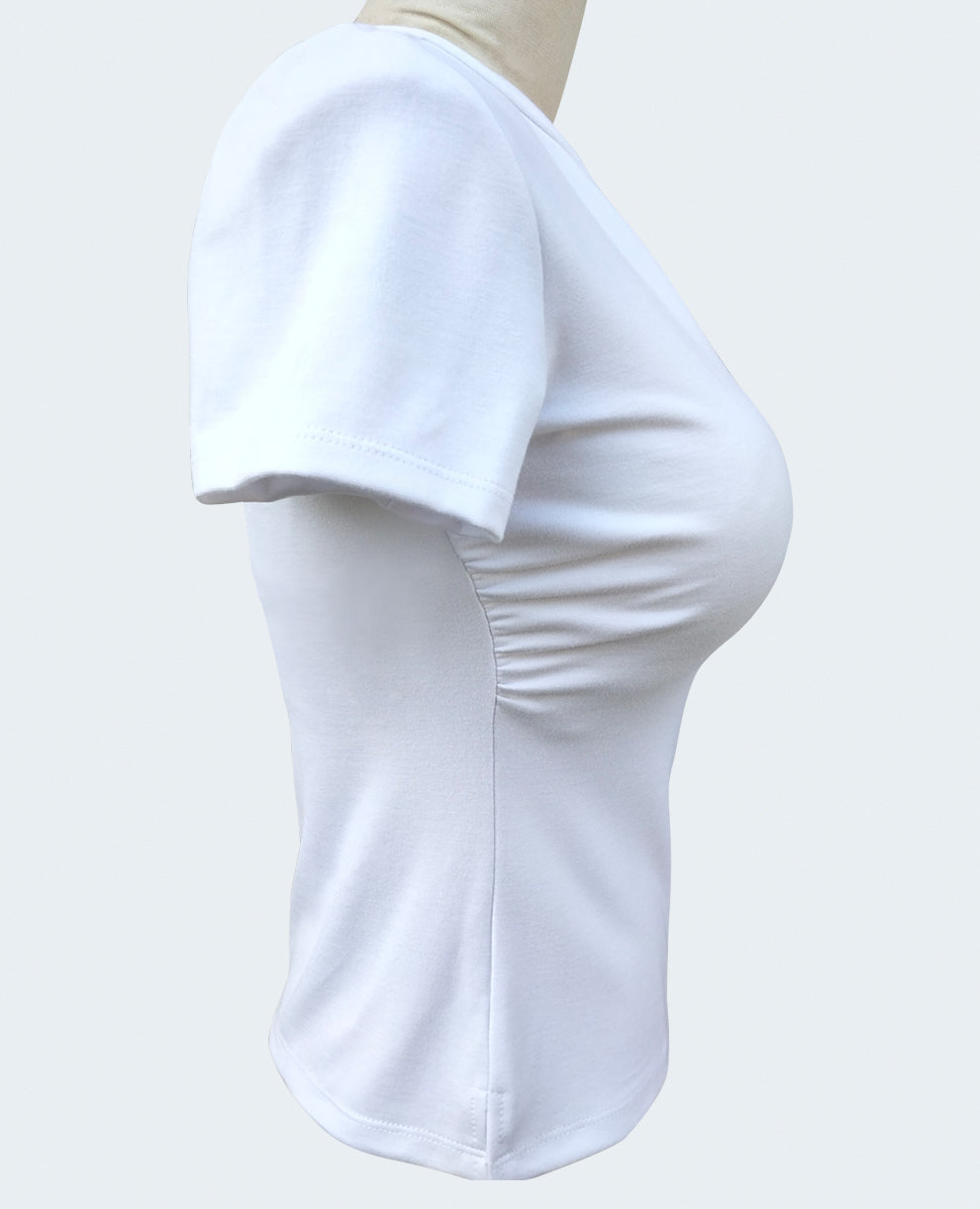 BILLIE V-NECK T-SHIRT FOR D-DDD CUPS