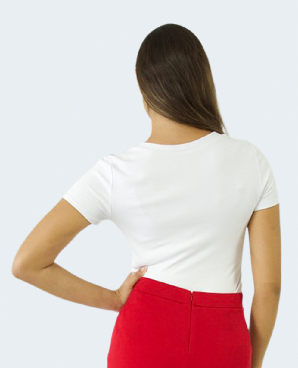 BILLIE V-NECK T-SHIRT FOR D-DDD CUPS