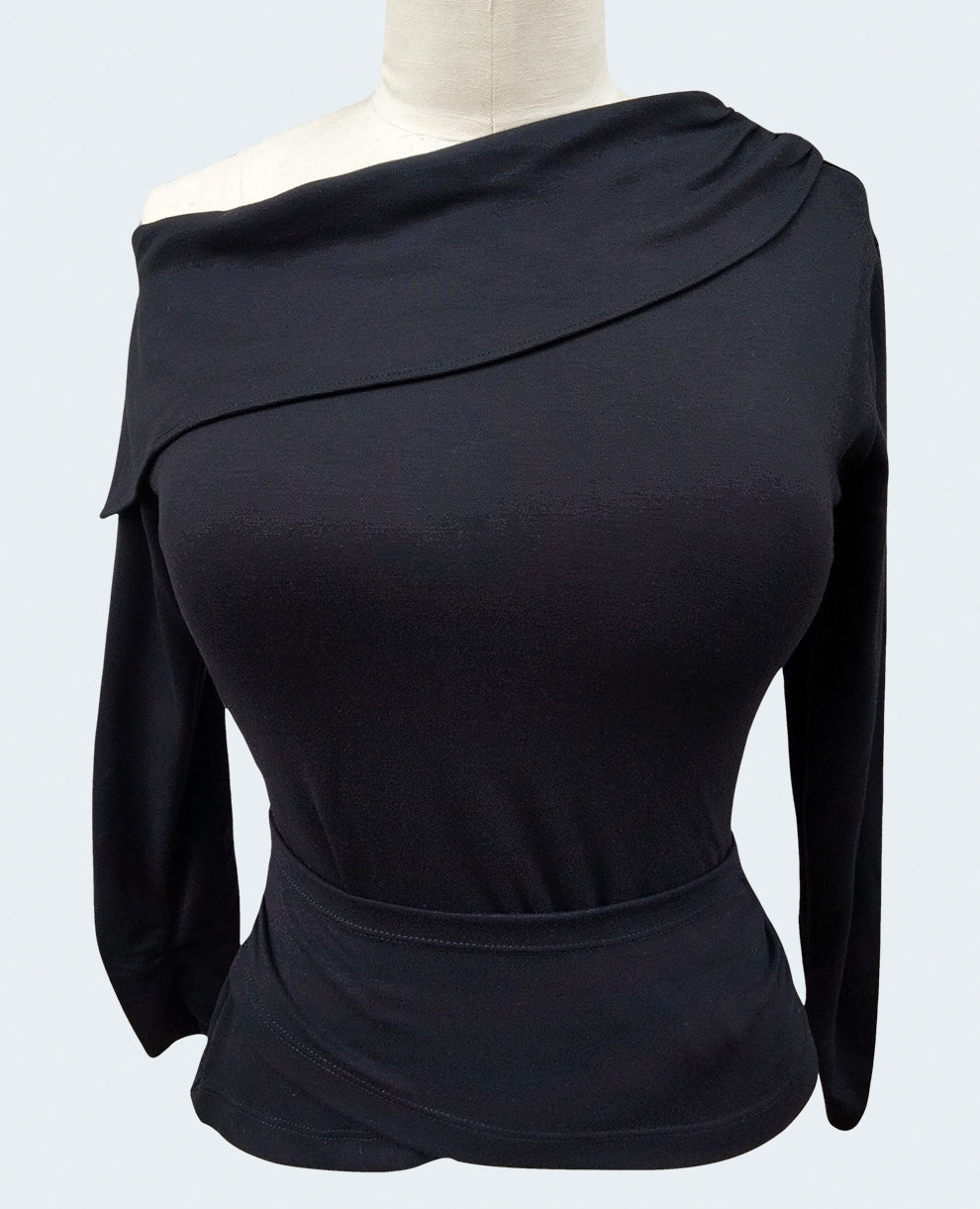 CHRISTINA LONG-SLEEVE TOP FOR D-DDD CUPS