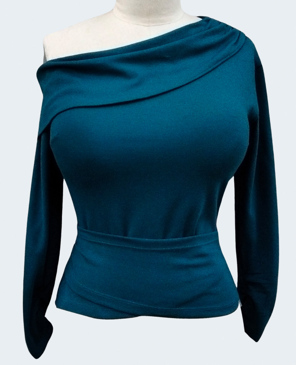 CHRISTINA LONG-SLEEVE TOP FOR D-DDD CUPS